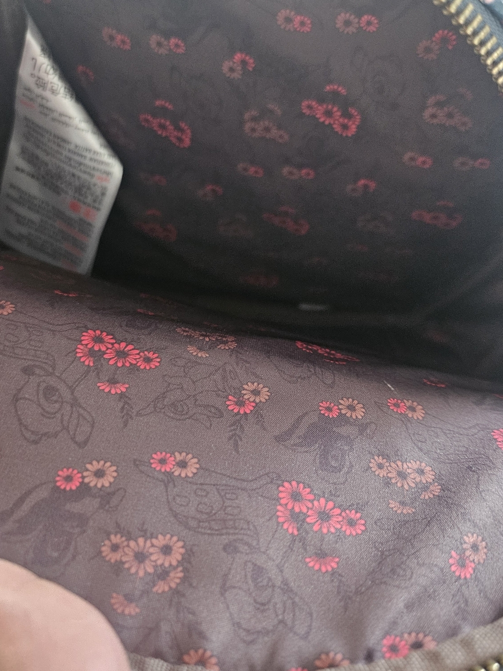 Loungefly Brown Bambi Floral Mini Backpack - Picture 4 of 9